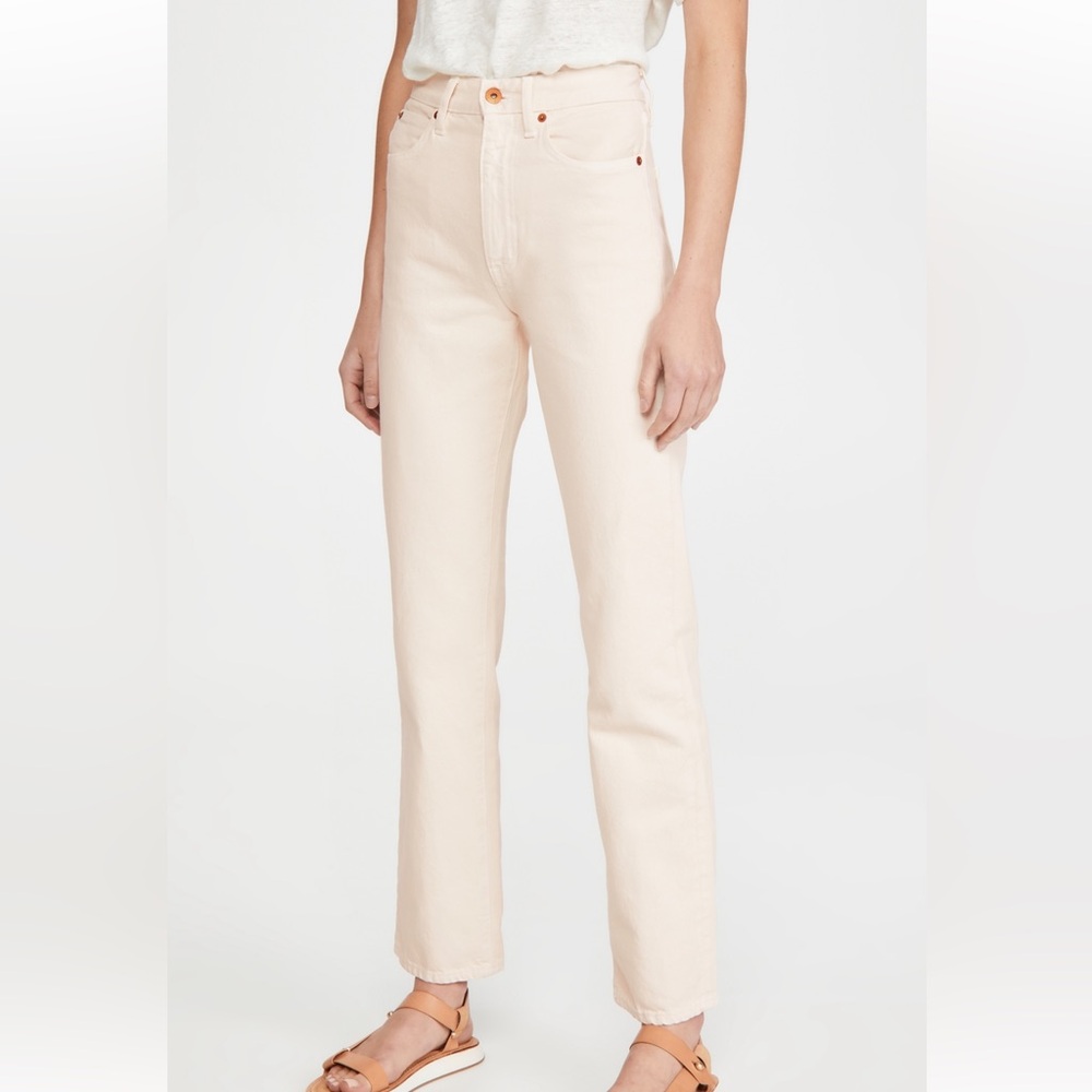 SLVRLAKE London Jeans in Ecru